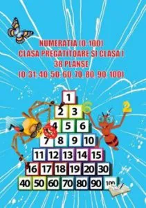 Numeratia (0-100), clasa pregatitoare si clasa I, 38 planse