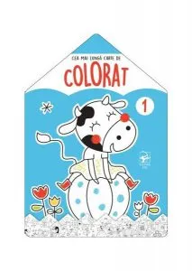 Văcuța. Cea mai lungă carte de colorat