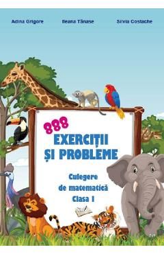 888 exercitii si probleme. Culegere de matematica - Clasa 1