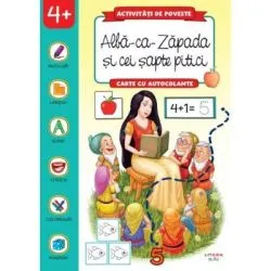 Activitati de poveste. Alba-ca-Zapada si cei sapte pitici. Carte cu autocolante