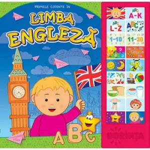 Carte cu sunete - primele cuvinte in limba engleza