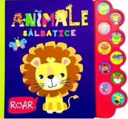 Carte sonoră cu 10 sunete. Animale sălbatice de Koral