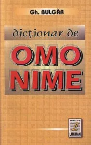 Dictionar de omonime de Gheorghe Bulgar