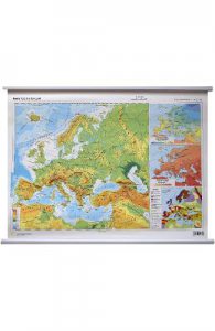 Harta fizica a Europei