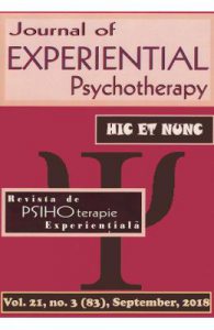 Revista de PSIHOterapie experientiala vol.21 nr.3 (83) septembrie 2018
