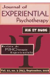Revista de PSIHOterapie experientiala vol.21 nr.3 (83) septembrie 2018