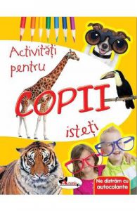 Activitati pentru copii isteti. Ne distram cu autocolante
