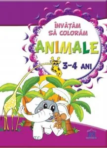 Invatam sa coloram animale - 3-4 ani
