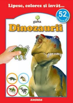 Lipesc, colorez si invat... Dinozaurii