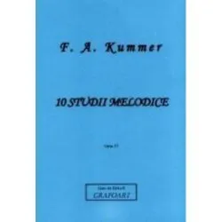 10 studii melodice. Violoncel de Friedrich August Kummer