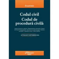 Codul civil. Codul de procedura civila. Actualizat la 5 septembrie 2021