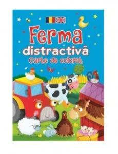 Ferma distractiva. Carte de colorat de Brown Watson