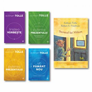 Pachet Eckhart Tolle. Linistea vorbeste. Puterea prezentului. Un pamant nou. Secretul lui Milton