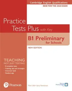 PET Practice Tests Plus Cambridge English Qualifications: B1 Preliminary for Schools Practice Tests Plus Student's Book with key de Jacky Newbrook