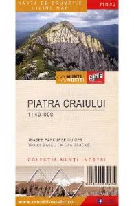 Piatra Craiului. Harta de drumetie de Muntii nostri
