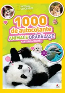 1000 de autocolante. Animale dragalase de National Geographic Kids