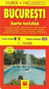 Bucuresti - Harta turistica de Huber Niculescu