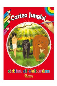 Citim si coloram - Cartea Junglei