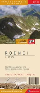 Harta de drumetie a Muntilor Rodnei