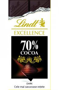 Lindt Excellence 70% cacao