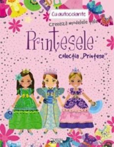Prințesele - Creează modelele tale cu autocolante