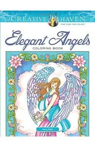 Creative Haven Angels Coloring Book de Marty Noble