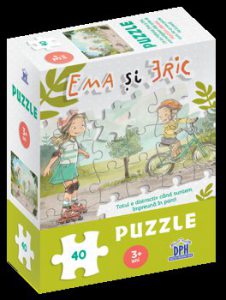 Ema si Eric in parc - puzzle