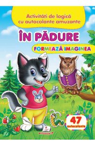 In padure: Formeaza imaginea. 47 autocolante
