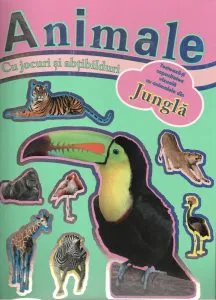 Jocuri si abtibilduri cu animale - Jungla si savana