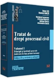 Tratat de drept procesual civil (Vol. 1) de Ioan Les