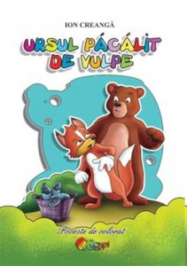 Ursul pacalit de vulpe - carte de colorat