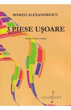 3 piese usoare pentru pian la 4 maini