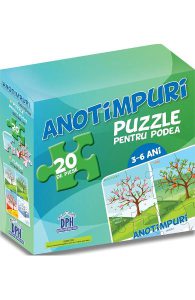 Anotimpuri: puzzle pentru podea afis 3-6 ani