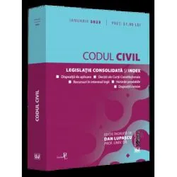 Codul civil: ianuarie 2023. Editie tiparita pe hartie alba de Lupascu Dan