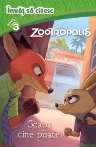 Disney. Invat sa citesc. Zootropolis. Scapa cine poate (nivelul 3)