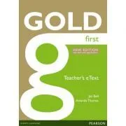 Gold First New Edition eText Teacher CD-ROM de Jan Bell