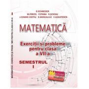 Matematica, exercitii si probleme pentru clasa a 7-a, semestrul 1, 2022