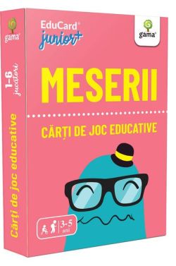 Meserii. Cărți de joc educative (3  ani)