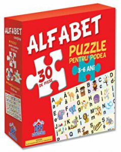 Alfabet - Puzzle pentru podea - 30 de piese - 3-6 ani