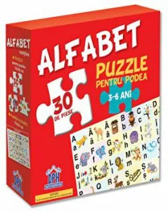 Alfabet - Puzzle pentru podea - 30 de piese - 3-6 ani