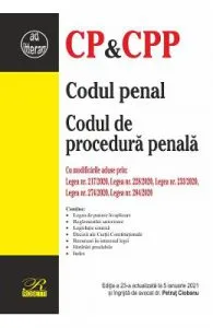 Codul penal. Codul de procedura penala. Act. 5 ianuarie 2021