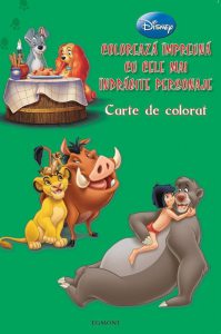 Coloreaza impreuna cu cele mai indragite personaje - carte de colorat