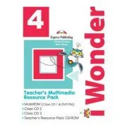 Curs limba engleza iWonder 4 Material multimedia pentru Profesor set 4 CD de Bob Obee