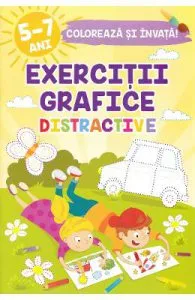 Exercitii grafice distractive. Coloreaza si invata de Sveta Albu
