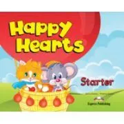 Happy Hearts, Starter, Pupils Pack. Curs de limba engleza pentru prescolari cu multirom si fise de lucru de Jenny Dooley