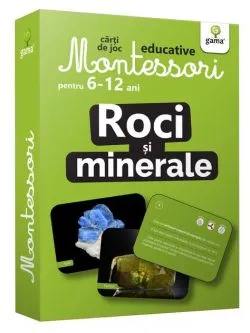 Roci și minerale. Cărți de joc Montessori pentru 6-12 ani