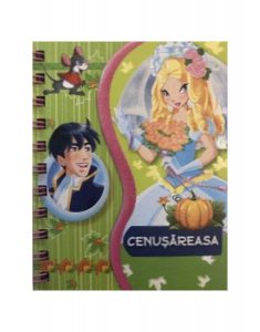Cenușăreasa. Poveste și activități (carte cu spirală)