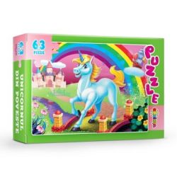 Puzzle. Unicornul din poveste, 63 piese