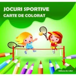 Carte de colorat. Jocuri Sportive de Adina Grigore