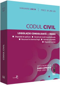 Codul civil. Legislație consolidată și index (ianuarie 2019)